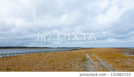 Autumn scenery of Shunkunitai in Nemuro, Hokkaido, with a remote feel Autumn scenery of Shunkunitai in Nemuro, Hokkaido, with a remote feel 132062533