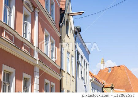 波羅的海國家之一愛沙尼亞首都塔林歷史中心的景色 132062555