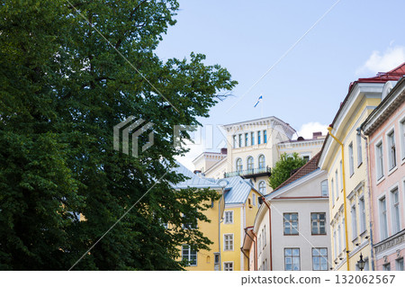 View of the historic center of Tallinn, the capital of Estonia, one of the Baltic states View of the historic center of Tallinn, the capital of Estonia, one of the Baltic states 132062567