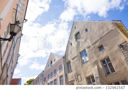 波羅的海國家之一愛沙尼亞首都塔林歷史中心的景色 132062587