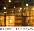 Blurred scene of store interior with circular bokeh lights background 132062589