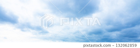 A simple landscape of a cloudy sky A simple landscape of a cloudy sky 132062859