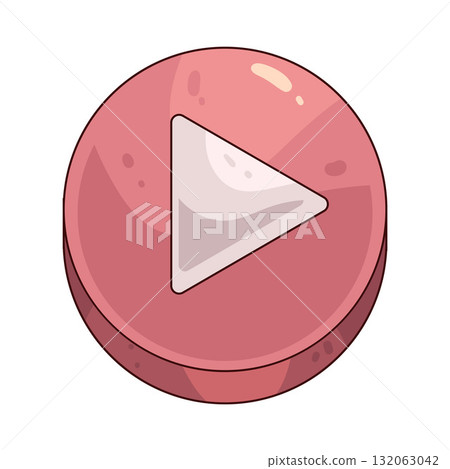 illustration of Play Button 132063042