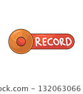 illustration of Recording Symbol 132063066