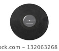 Dirty and scratched old record 132063268
