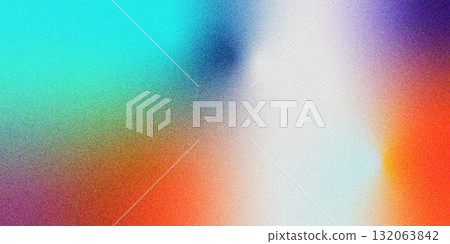 Abstract colorful grainy texture with blurred red white and blue tones. Abstract colorful grainy texture with blurred red white and blue tones. 132063842