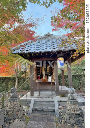 京都市左京區鹿谷安樂寺的紅葉 京都市左京區鹿谷安樂寺的紅葉 132063895