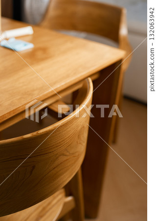 Close up wood modern design chairs Close up wood modern design chairs 132063942