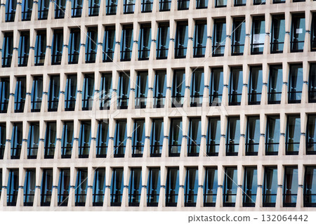 Former Banque Lambert by architect Gordon Bunshaft modernist building architectural detail, ING Marnix, Group Dutch multinational banking and financial services headquarters in Brussels, Belgium Former Banque Lambert by architect Gordon Bunshaft modernist building architectural detail, ING Marnix, Group Dutch multinational banking and financial services headquarters in Brussels, Belgium 132064442