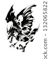 可用作小說插圖的龍插圖 132065822