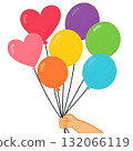 Balloons in Bloom Held by Little Hands 132066119