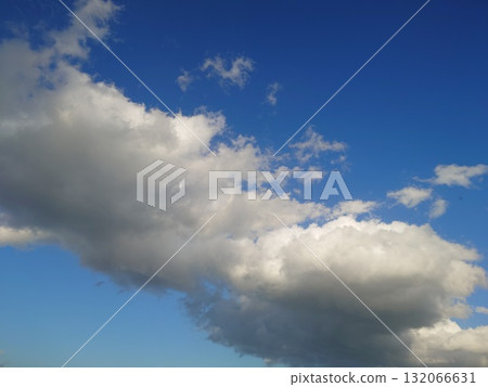 與許多雲彩的藍天 132066631