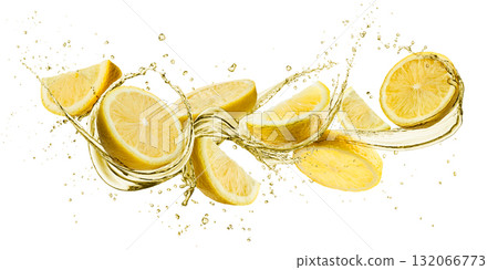 Fresh lemon fruit 132066773