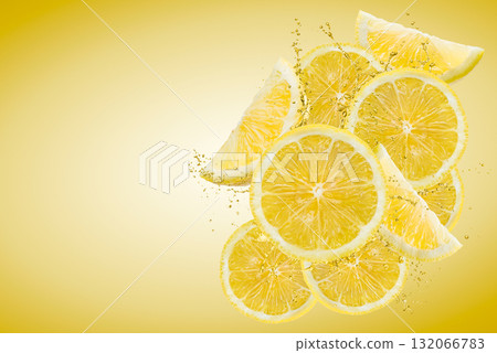 Fresh lemon fruit 132066783