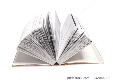 Open book isolated on white background. 132066908