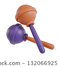 Halloween icon Lollipops 3D 132066925
