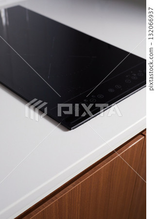 close up image of a stylish kitchen counter close up image of a stylish kitchen counter 132066937