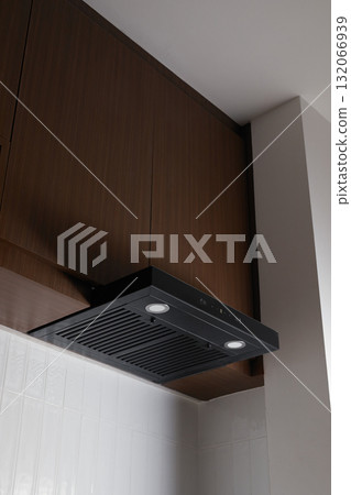 close up image of a stylish kitchen counter close up image of a stylish kitchen counter 132066939