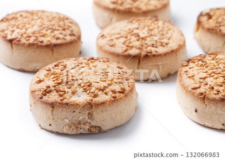 Traditional Spanish mantecados dessert Traditional Spanish mantecados dessert 132066983