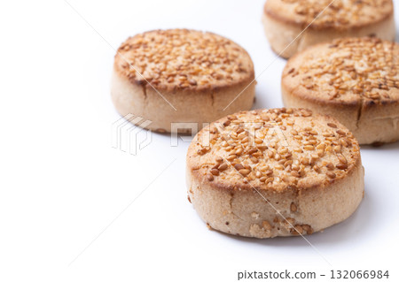 Traditional Spanish mantecados dessert Traditional Spanish mantecados dessert 132066984
