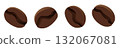 Coffee beans isolated. 132067081