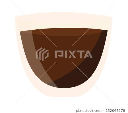 coffee, cup, drink, cafe, espresso, beverage, isolated, png, glass, glass cup, mug, transparent, breakfast, brown, hot, caffeine, illustration, break, coffee cup, chocolate, hot chocolate 132067276