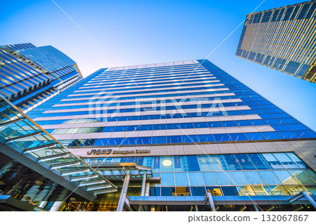 Tokyo cityscape in Japan, including Shinagawa Station and office buildings Tokyo cityscape in Japan, including Shinagawa Station and office buildings 132067867