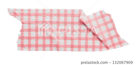 pink patterned sticker paper tape isolated on transparent background pink patterned sticker paper tape isolated on transparent background 132067909