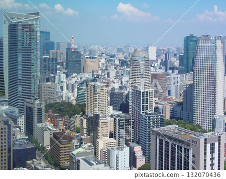 從麻布台山俯瞰愛宕、新橋和虎之門。城市景觀（2025年9月） 132070436