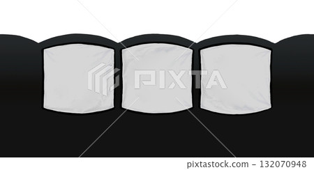 360 view equirectangular hdri studio lights image map, environment map with soft light boxes 132070948