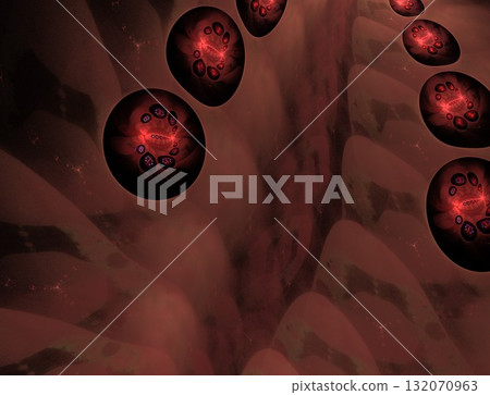 Imaginatory fractal abstract background Image 132070963