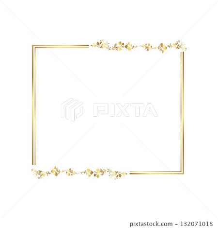 Elegant gold floral frame free Elegant gold floral frame free 132071018