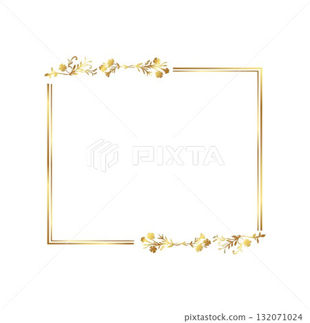 Elegant gold floral frame free Elegant gold floral frame free 132071024