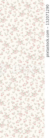Assorted Hand painted Floral Patterned Decorative Paper Collection 132071290