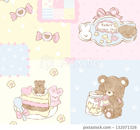 Assorted Hand painted Floral Patterned Decorative Paper Collection Assorted Hand painted Floral Patterned Decorative Paper Collection 132071326