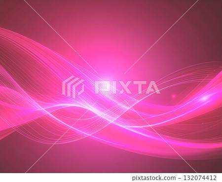 Digital background material with shining purple waveforms. 132074412