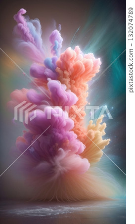 Ethereal Cloud Burst Pastel Hues and Dreamy Textures for Creative Backgrounds and Designs Ethereal Cloud Burst Pastel Hues and Dreamy Textures for Creative Backgrounds and Designs 132074789
