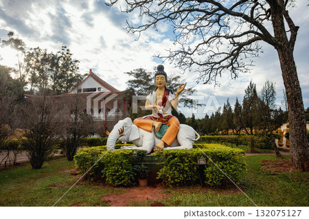 Buddhist iconography at the Templo Budista Chen Tien. Foz do Iguacu. Brazil 132075127