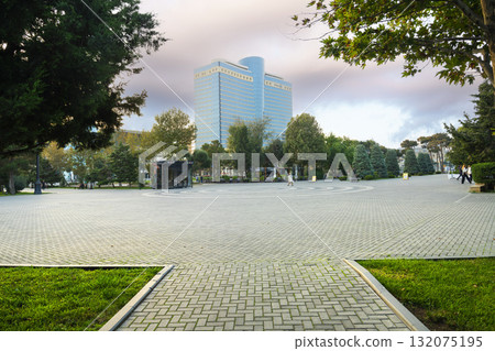 Hilton hotel palace in Baku, Azerbaijan Hilton hotel palace in Baku, Azerbaijan 132075195