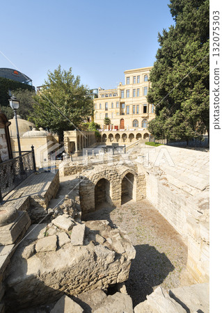 Bazar square in Baku, Azerbaijan 132075303