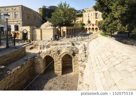 Bazar square in Baku, Azerbaijan 132075519