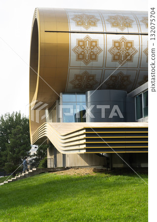 the Azerbaijan Carpet Museum in Baku, Azerbaijan 132075704