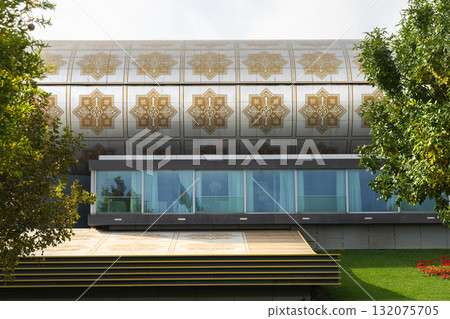 the Azerbaijan Carpet Museum in Baku, Azerbaijan 132075705