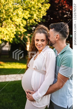 Celebrating love and new beginnings in a sunlit garden Celebrating love and new beginnings in a sunlit garden 132076557