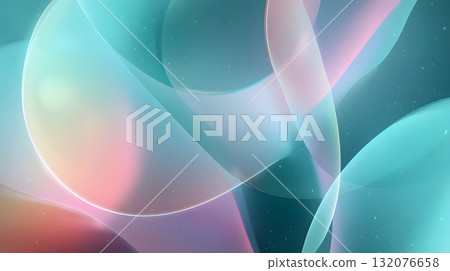 Colorful abstract gradient background with soft glass texture 132076658