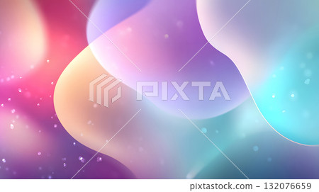 Colorful abstract gradient background with soft glass texture 132076659
