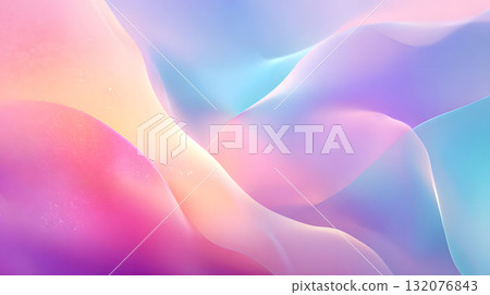 Colorful abstract gradient background with soft glass texture 132076843