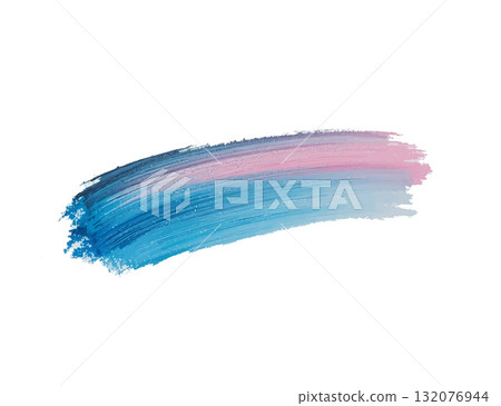 Abstract Blue to Pink Brush Stroke Gradient Artwork for Modern Design and Creativity. 132076944