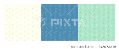 cute pattern in pastel colors with dots for Easter, textiles, toys, notebooks	 132078816