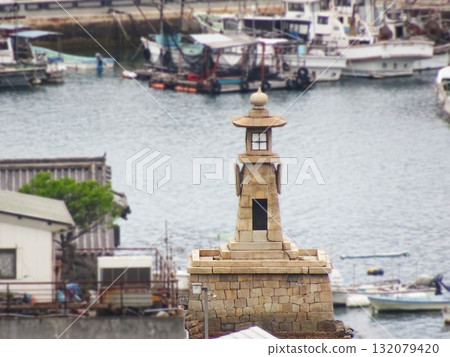 Tomonoura's night lights (Fukuyama City, Hiroshima Prefecture) 132079420
